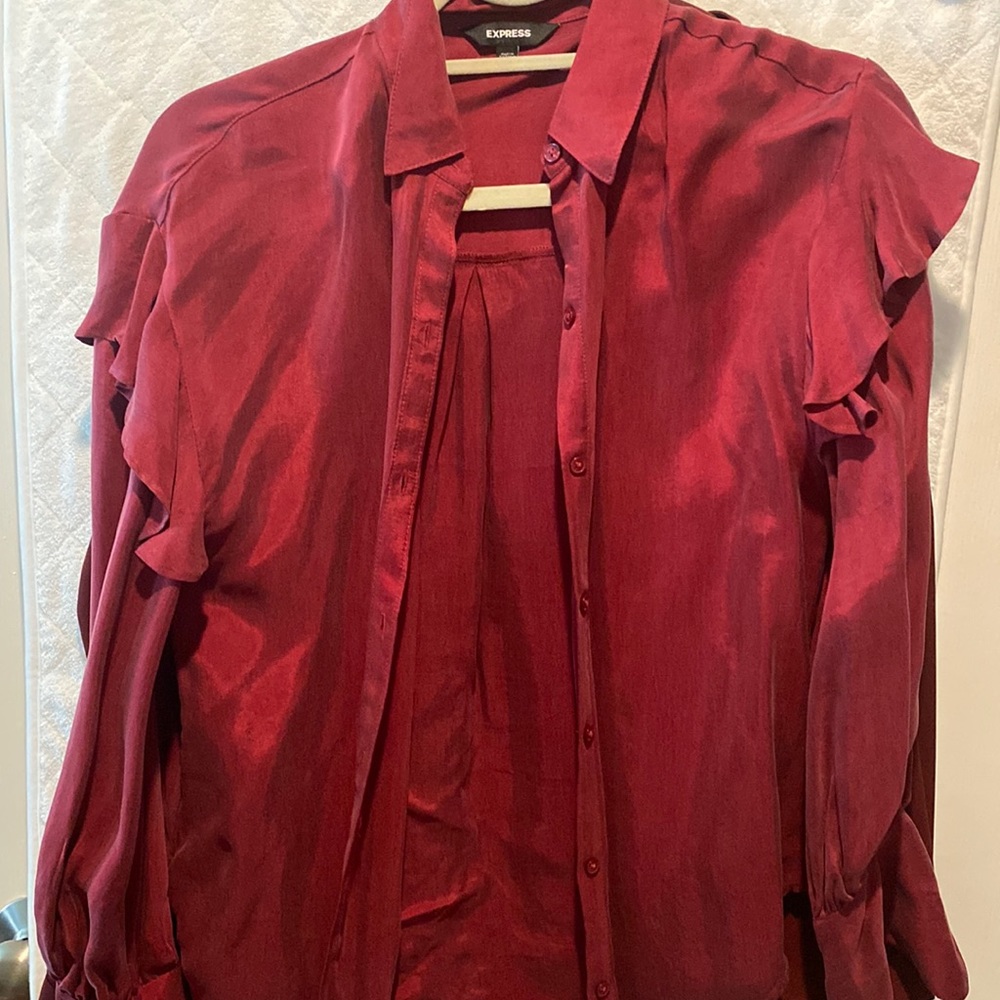 Express button down blouse
